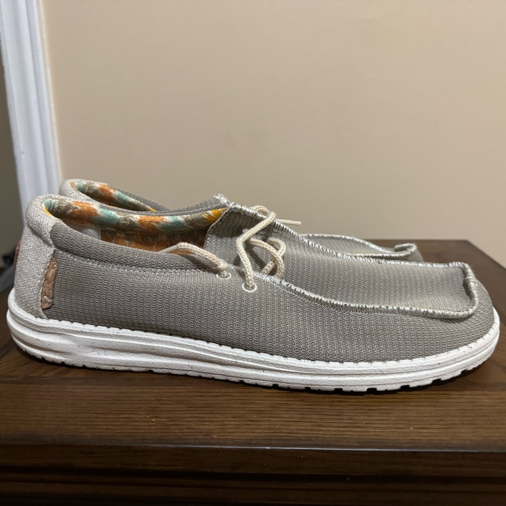 Hey Dude Light Brown Slip-On Loafers